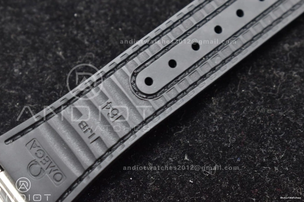 418 Gummy Dial Sophisticated Super Edition Strap A8900 Gray SS 1:1 Black Best on Constellation SBF Clone 0409